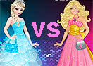 Jogos da Barbie vs Elsa